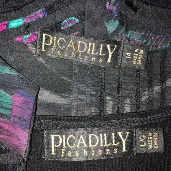 Picadilly 2 Piece Cardigan Set Womens L Used - Picture 8 of 12